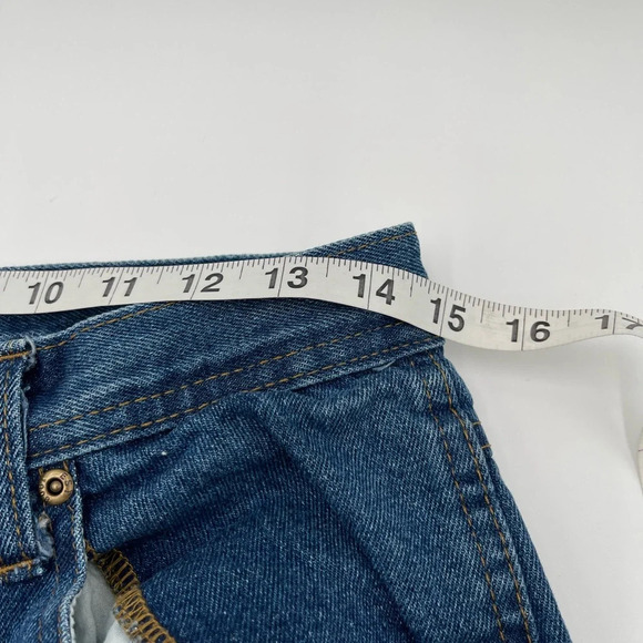 Lakin McKey Trading Flannel Lined Jeans Womens 12M Blue Denim Pants - Picture 8 of 11